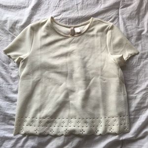 Cute white crop too from h&m